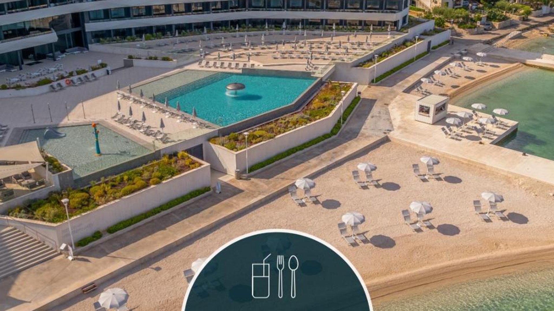 Grand Hotel View in Postira, Croatie