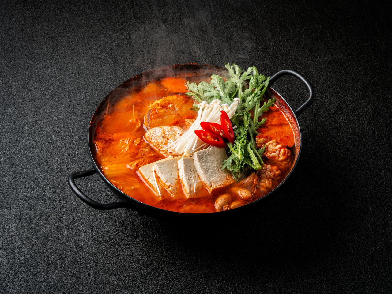 봄설 수산 해물찜 촬영 - 얼큰한 국물의 해물찜 클로즈업컷