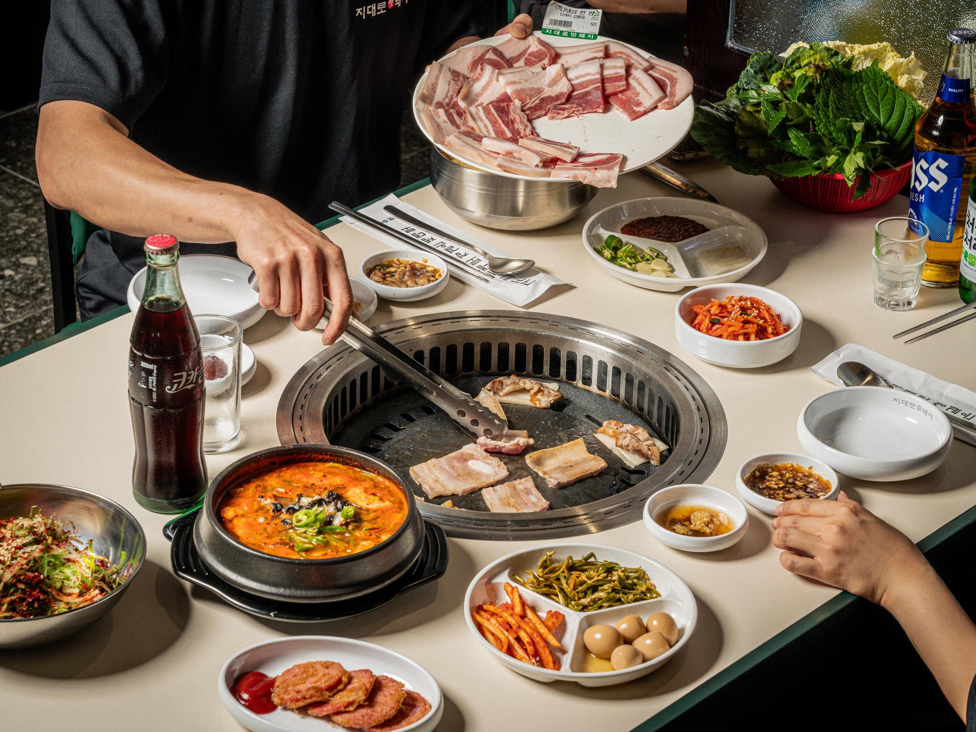 고기집 프랜차이즈 음식사진촬영, 신규 브랜드 런칭