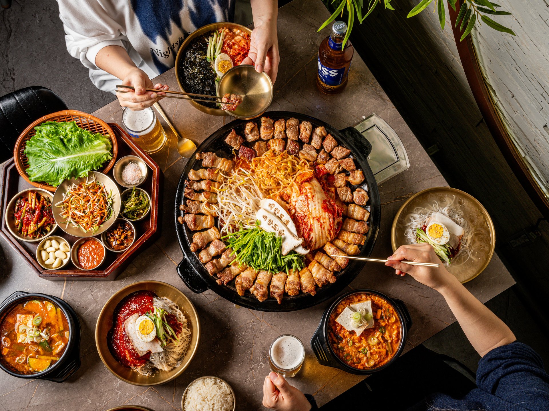 출장 음식사진촬영 고기집 대표 메뉴 보여주는 방법