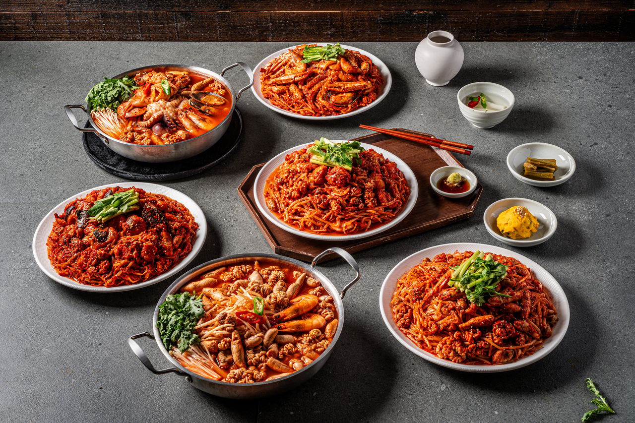 서울 프랜차이즈 아구찜 음식사진촬영 - 싸다아구찜 본점 대표 메뉴