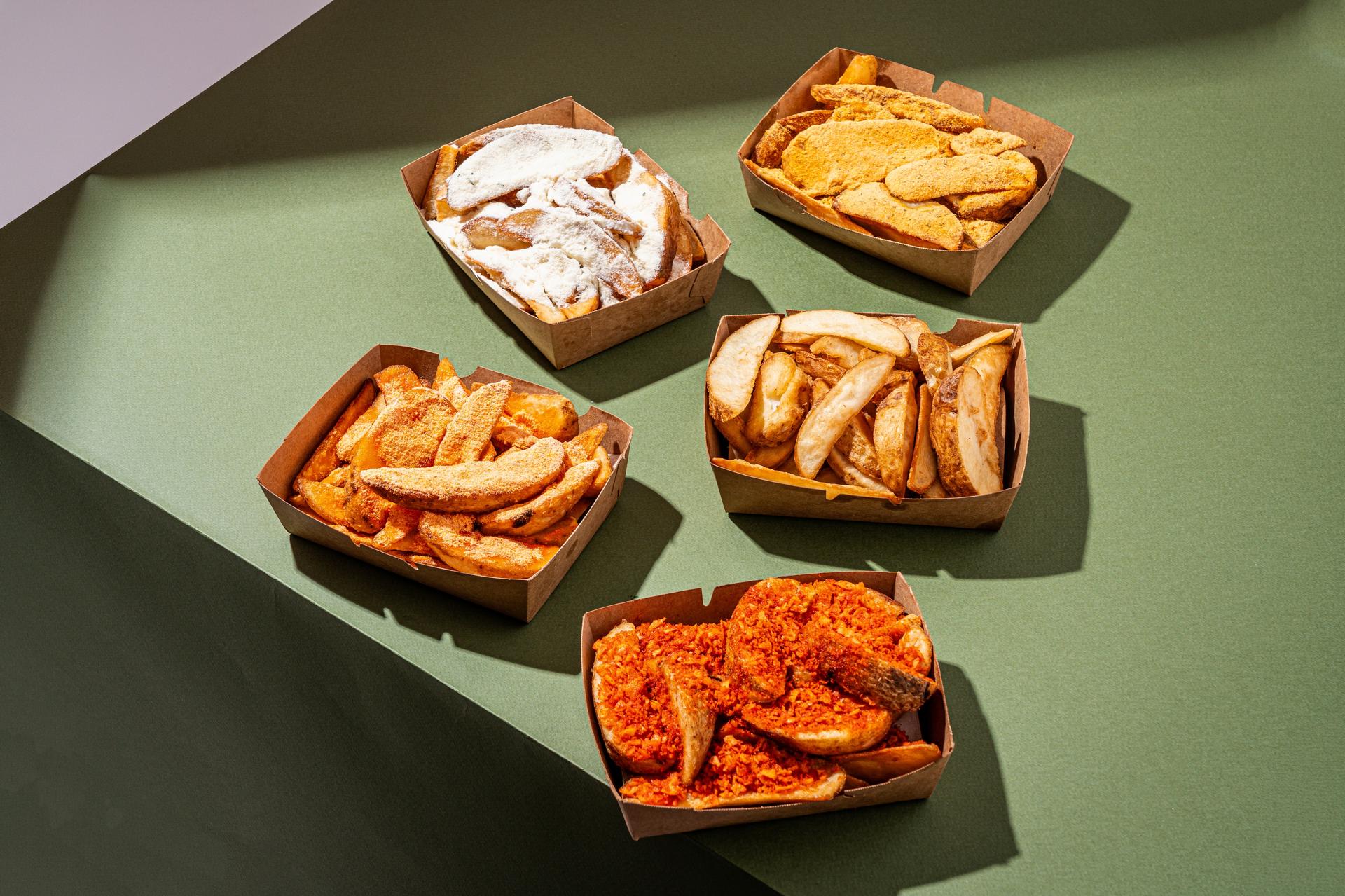큰손닭강정 배달음식사진 - 탑뷰 컷