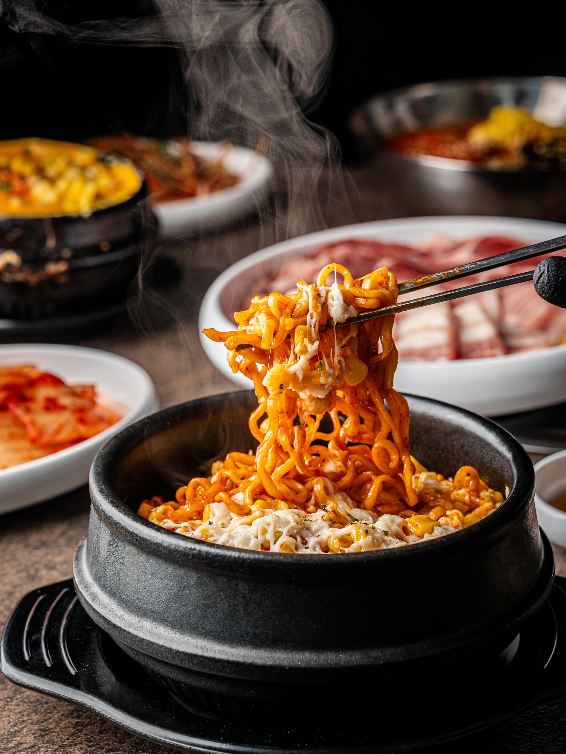 백채김치찌개 메뉴사진 전체 라인업