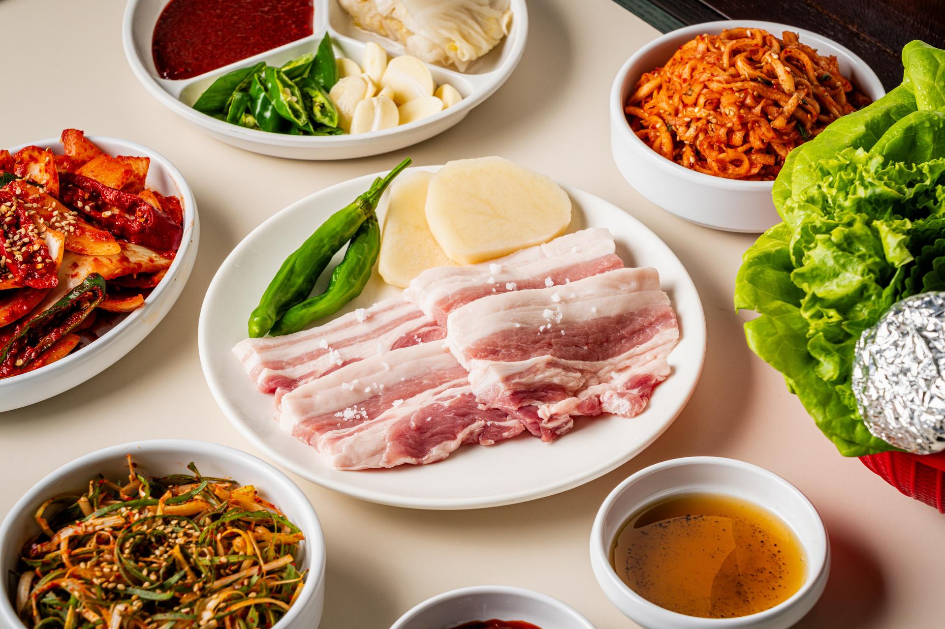 지대로 맛돼지 찬 세트 촬영 메뉴촬영 13 - 소몽스튜디오