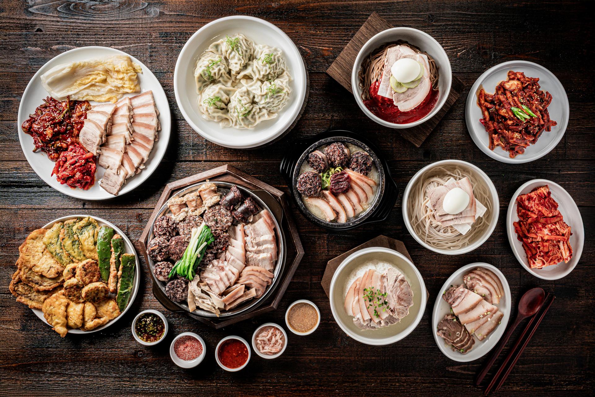 운산국밥 메뉴사진 전체 라인업