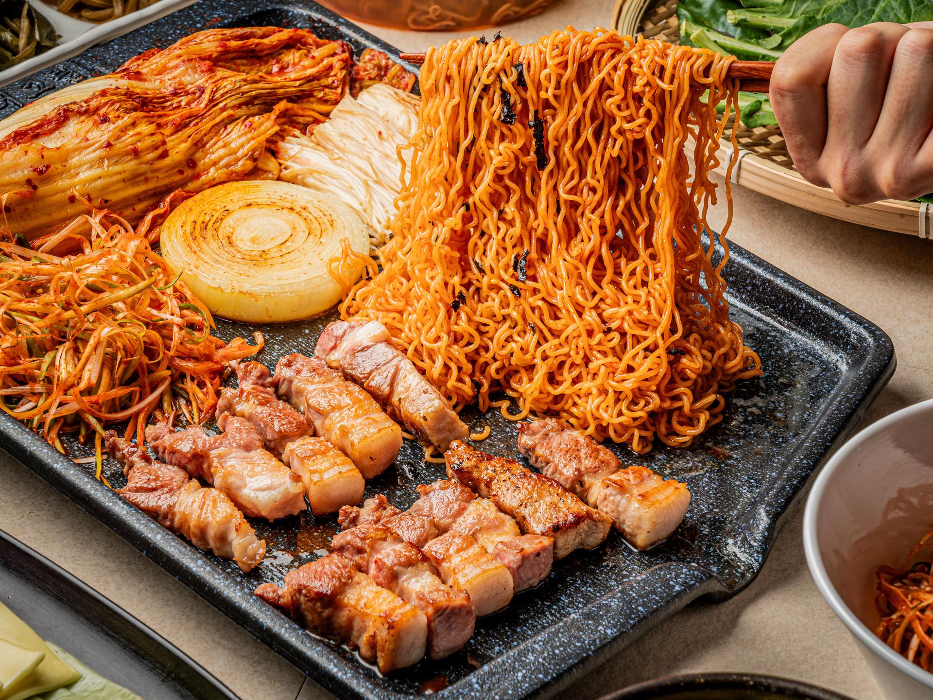 산왕돼지집 배달음식사진 전체 라인업