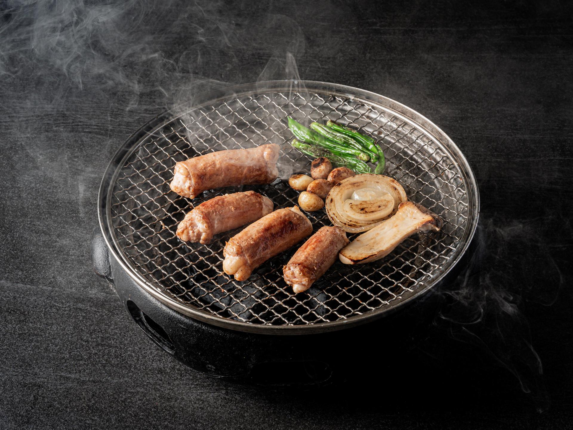 용산 대창 메뉴촬영, 그릴 위 부위 단품 김 무드