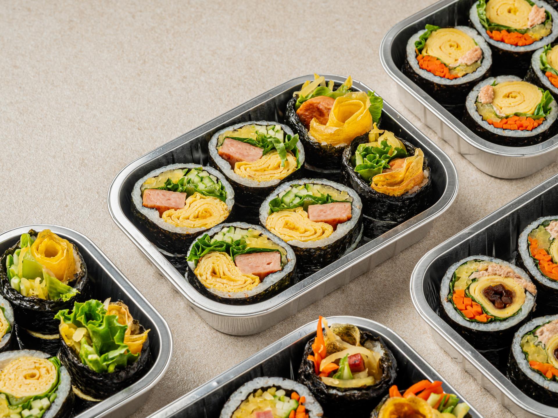 반반한김밥 음식점 포스터 사진 - 분식