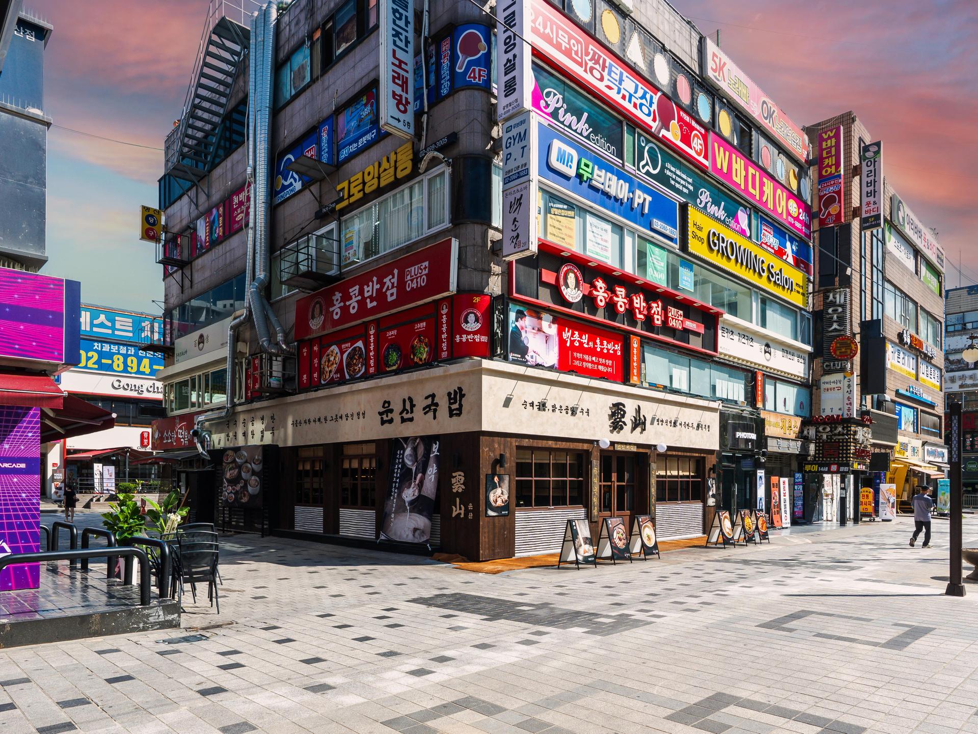 운산국밥 공간 인테리어 사진 - 조감 컷