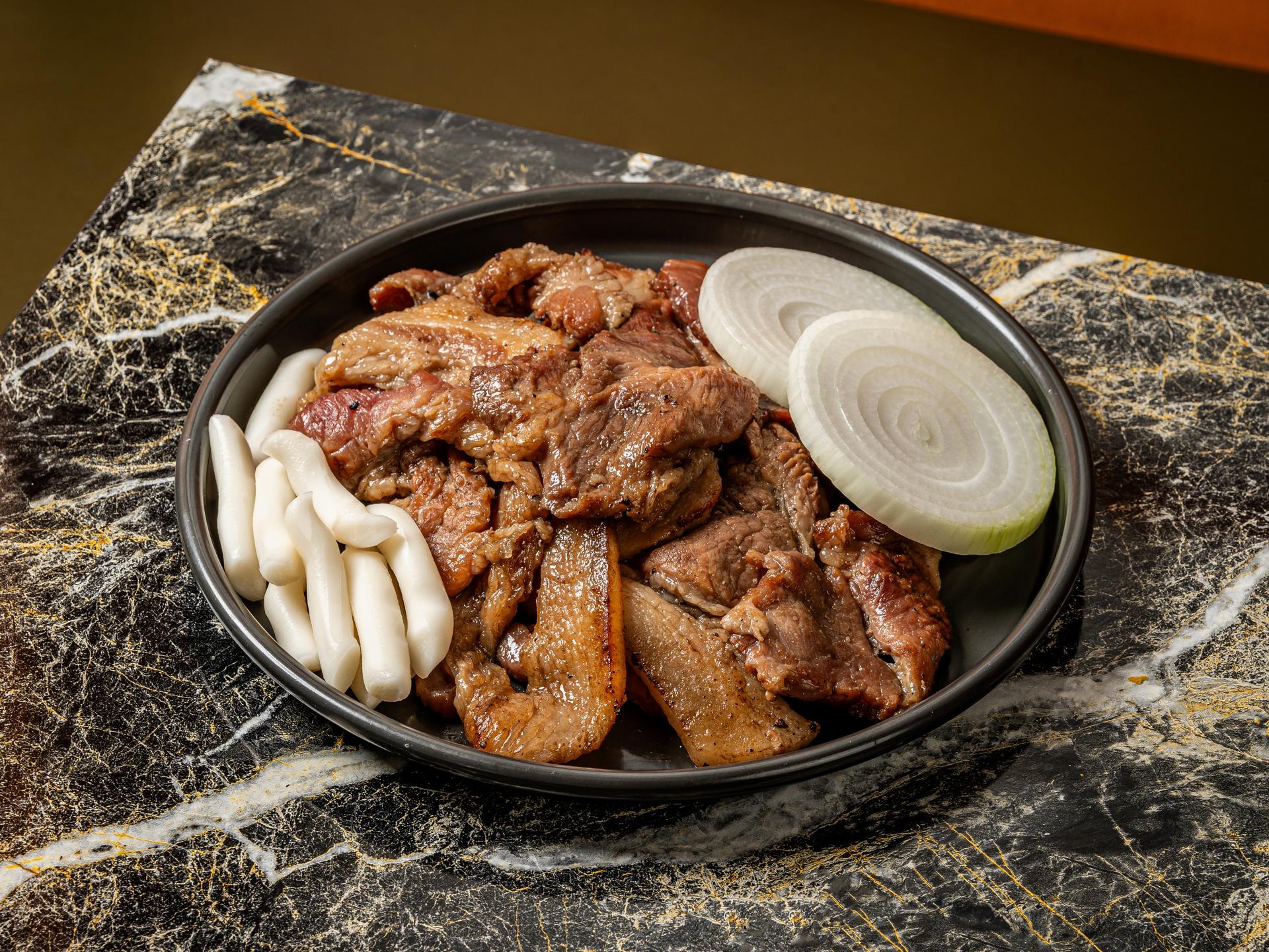 대전 중구 불고기 메뉴촬영, 초벌 직화 불고기·계란찜 단품