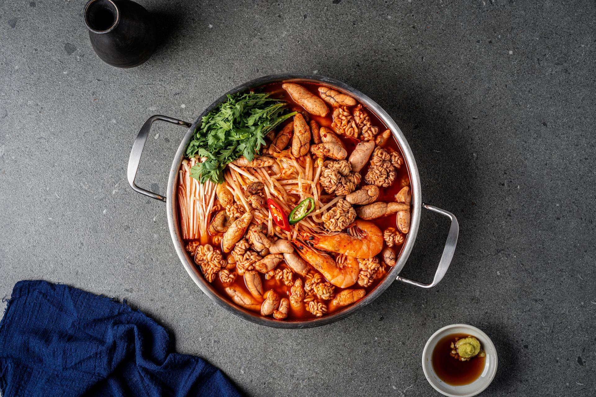 싸다아구찜탕 배달음식사진 - 탑뷰 컷