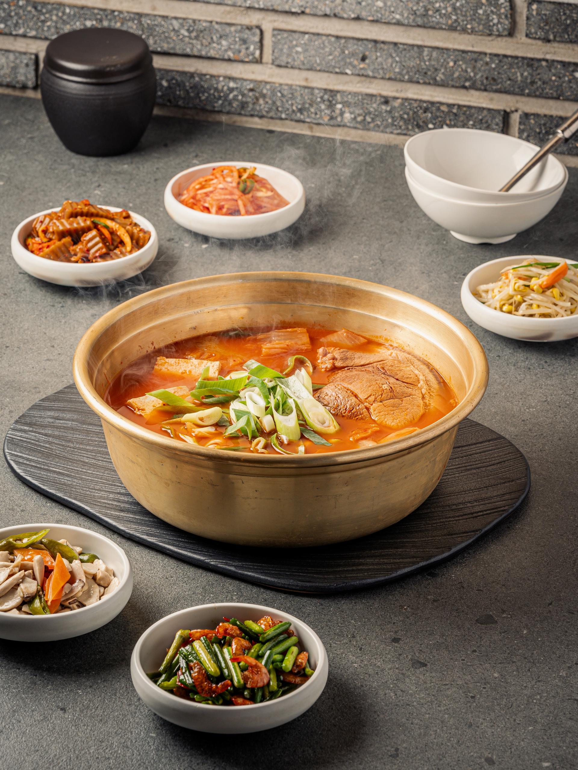 역삼 한식 메뉴촬영, 김치찌개·제육 본사컷