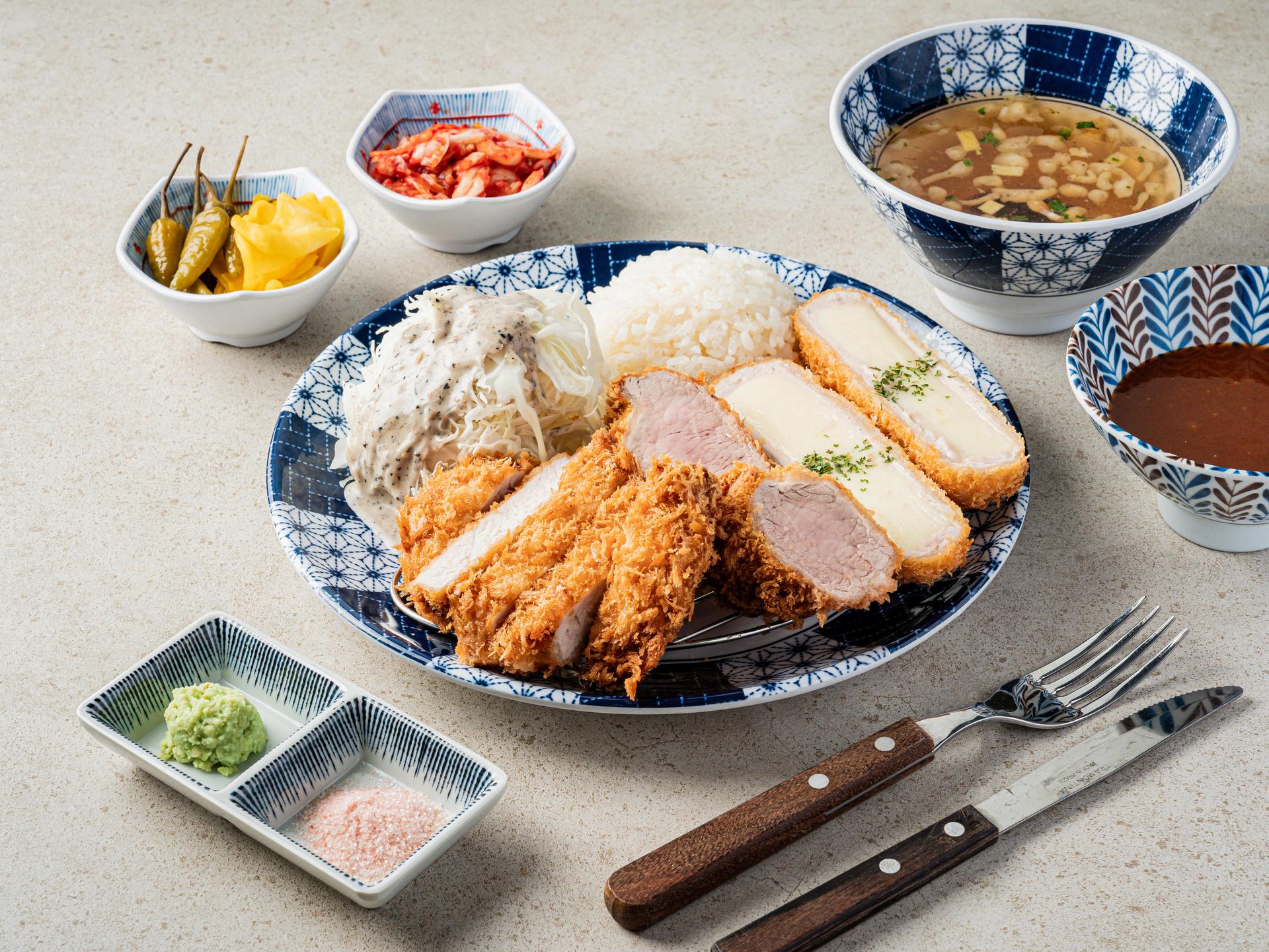 마루카츠 메뉴사진 - 탑뷰 컷