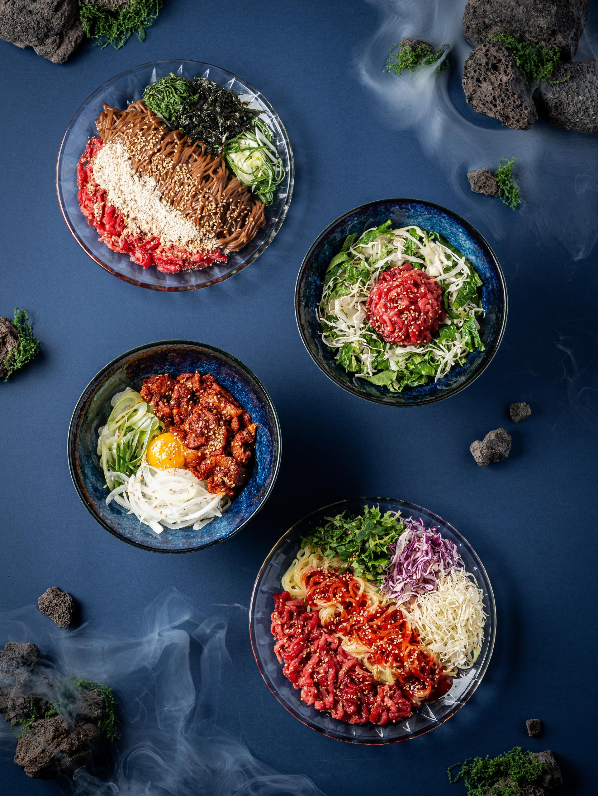 육회야문연어 배달음식사진 - 사이드 메뉴 컷