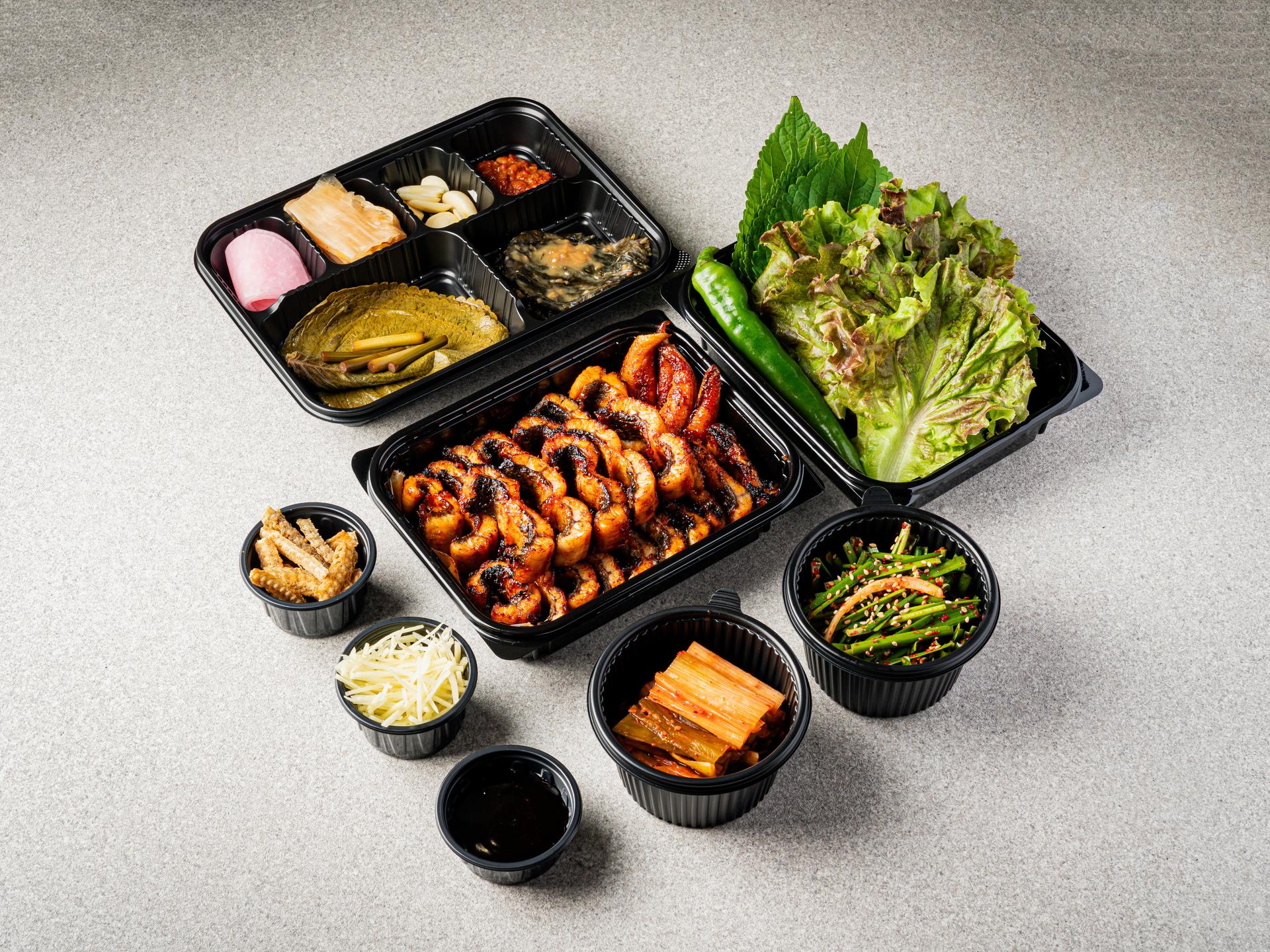 부천 고창 풍천장어 배달음식사진 - 탑뷰 컷