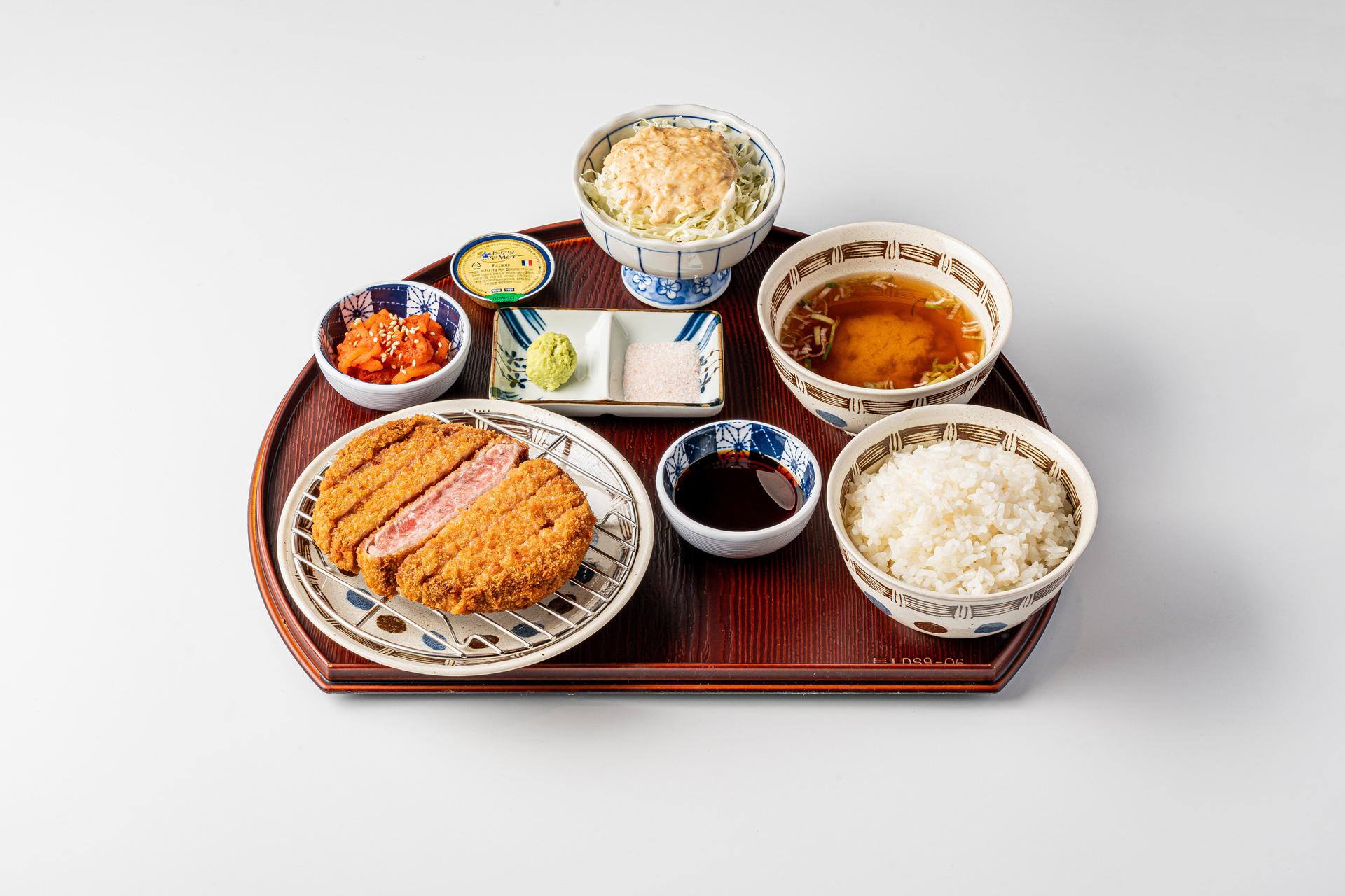 종로 규카츠 메뉴촬영, 신규 브랜드 정식