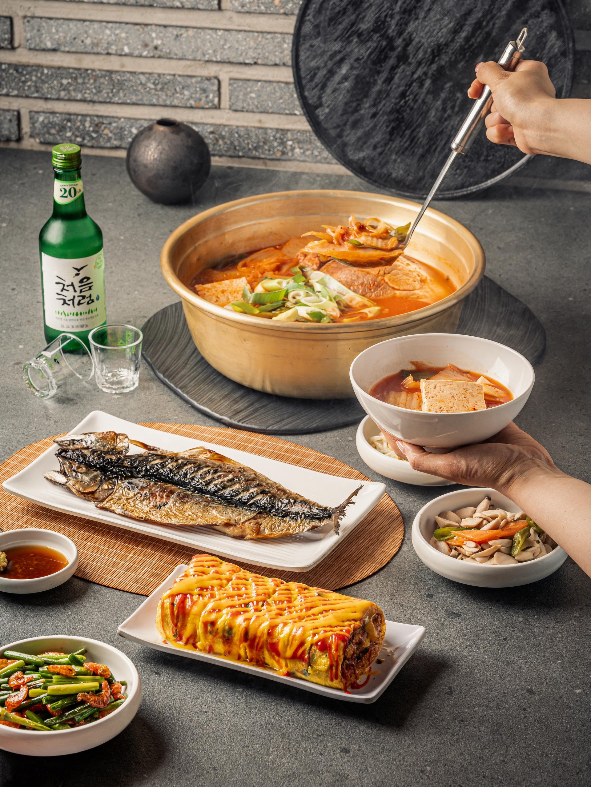 역삼 한식 플레이스 사진촬영, 찌개 한상 무드컷