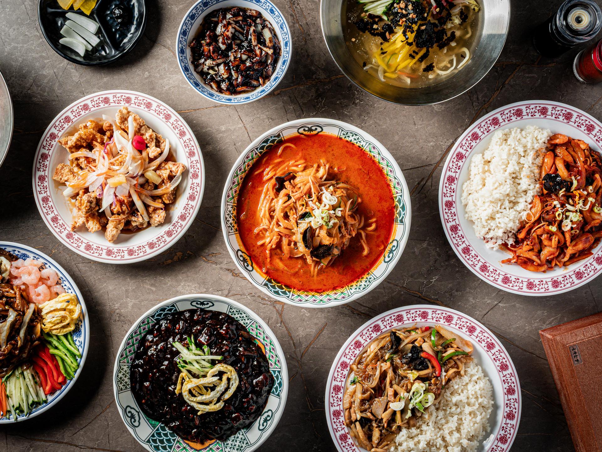 강남불짬뽕 배달음식사진 전체 라인업
