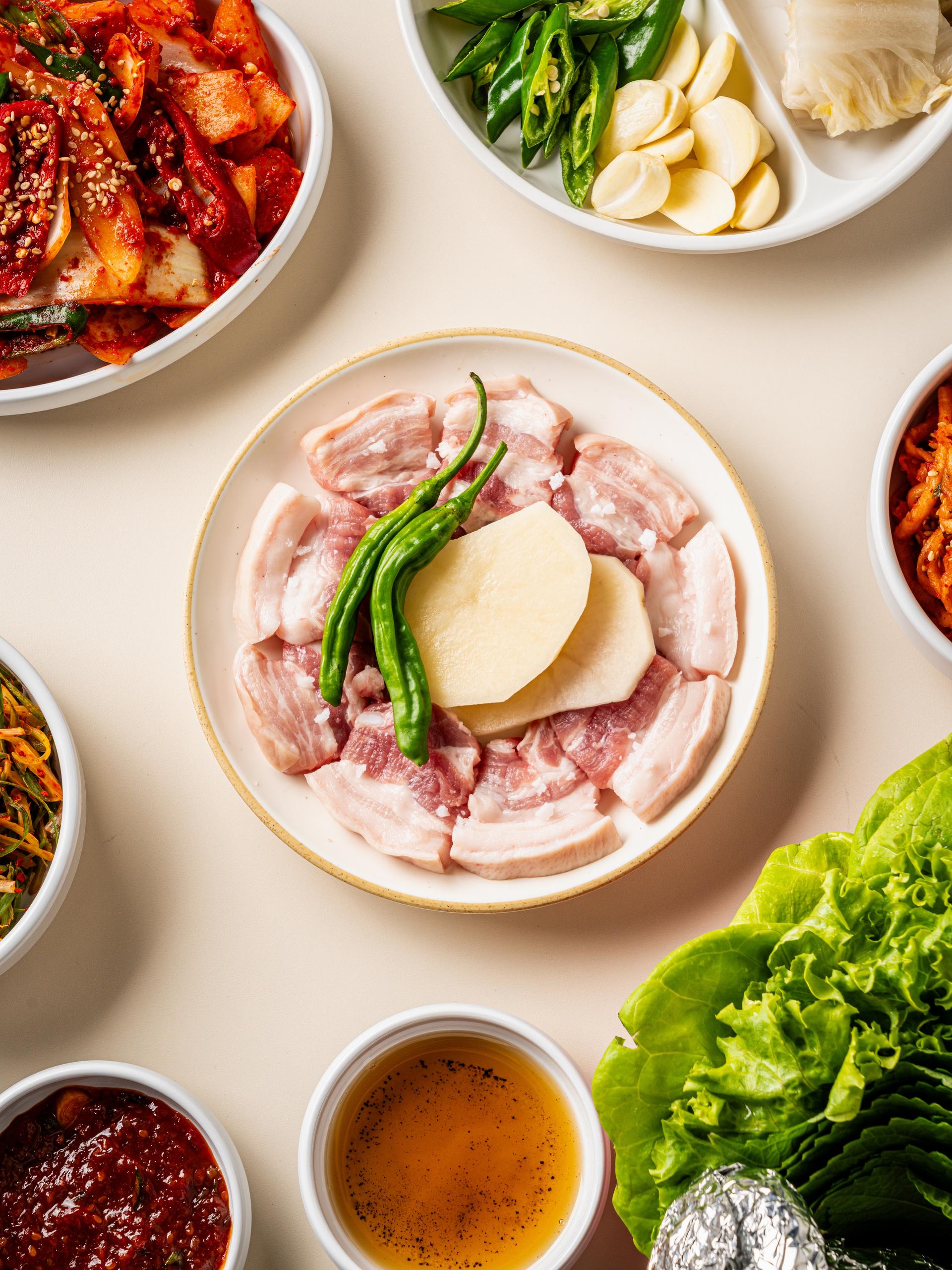 지대로 맛돼지 고깃집 배너 사진 포스터촬영 - 소몽스튜디오
