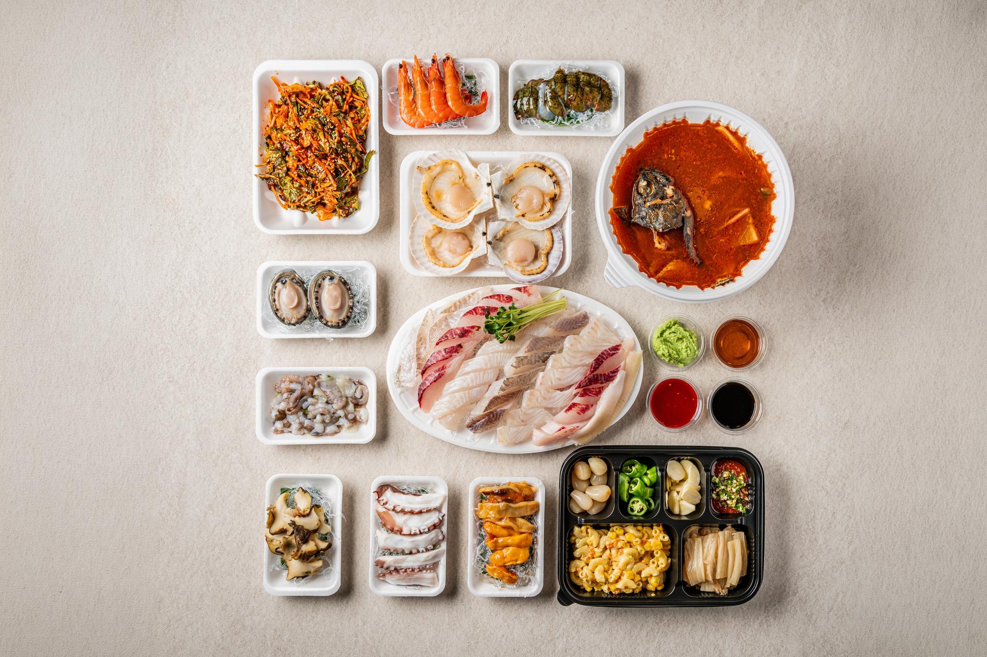 낚시꾼김춘복의도시어부 송도점 배달음식촬영 - 소몽스튜디오