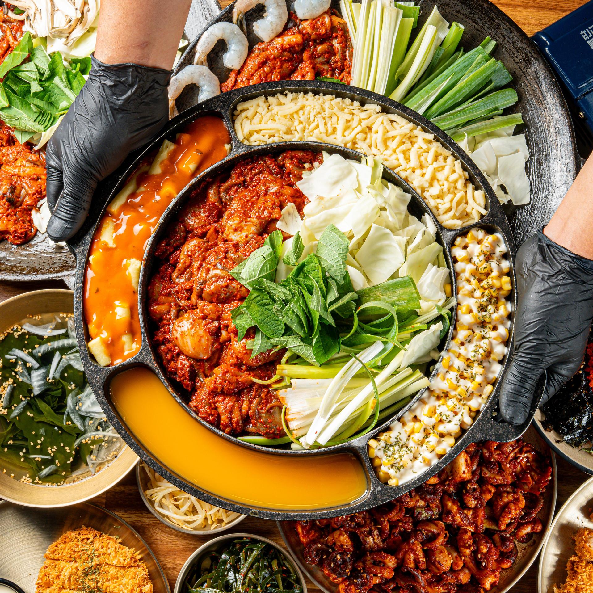 울산 쭈꾸미 네이버 대문사진촬영, 빽빽 한상·콘치즈 피자