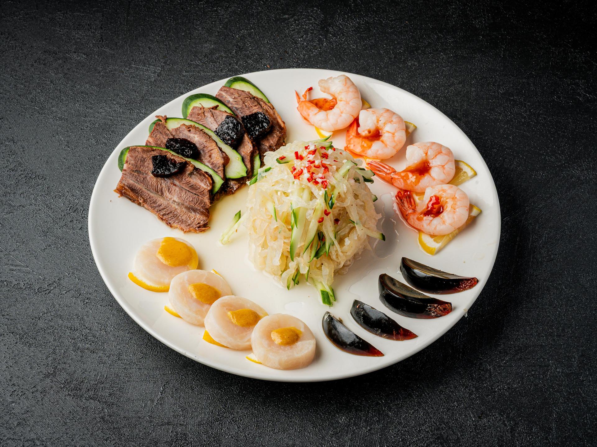 명정루 배달음식사진 - 탑뷰 컷