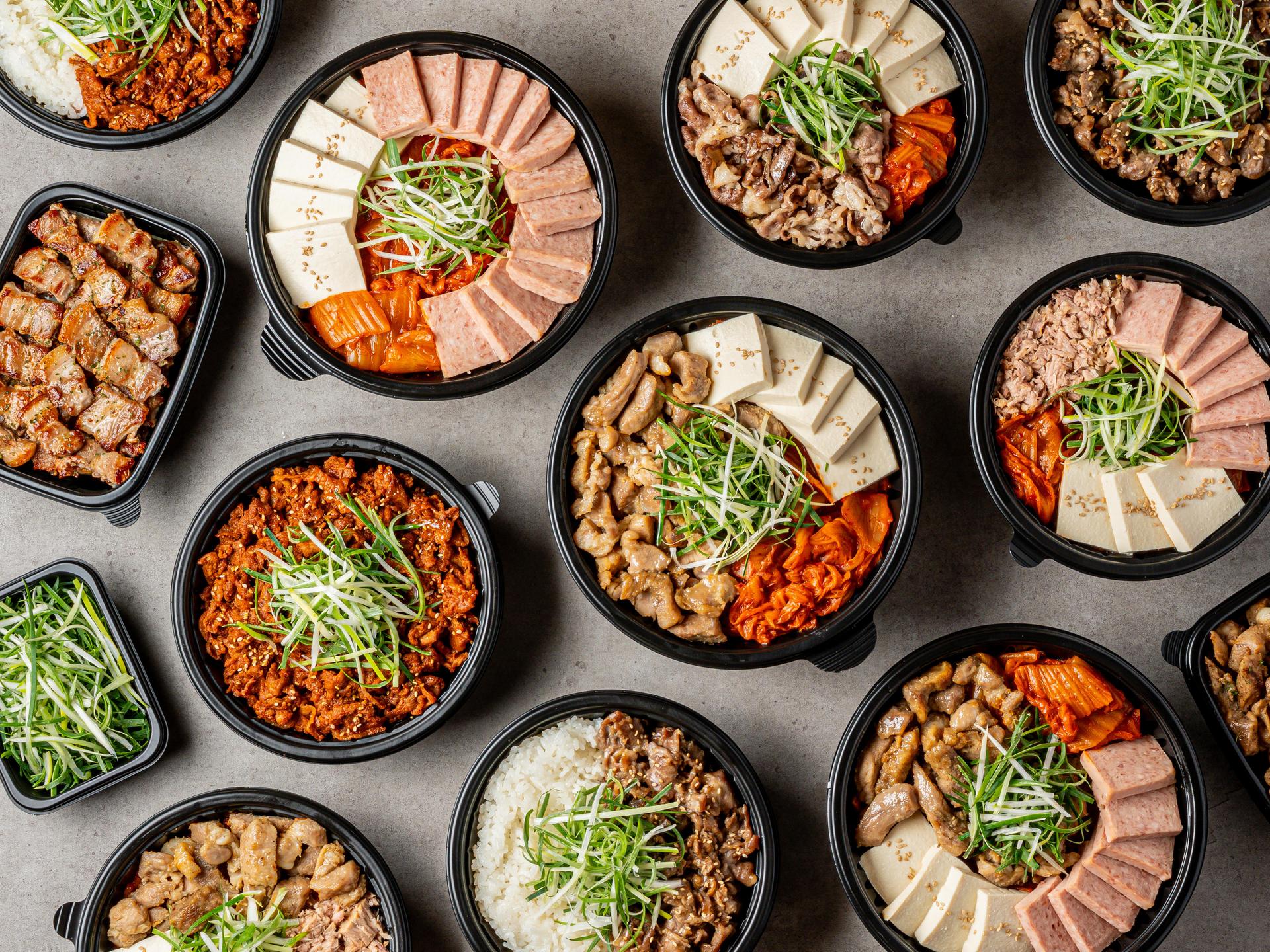 우가네 푸짐 김치찜 배달음식사진 - 탑뷰 컷