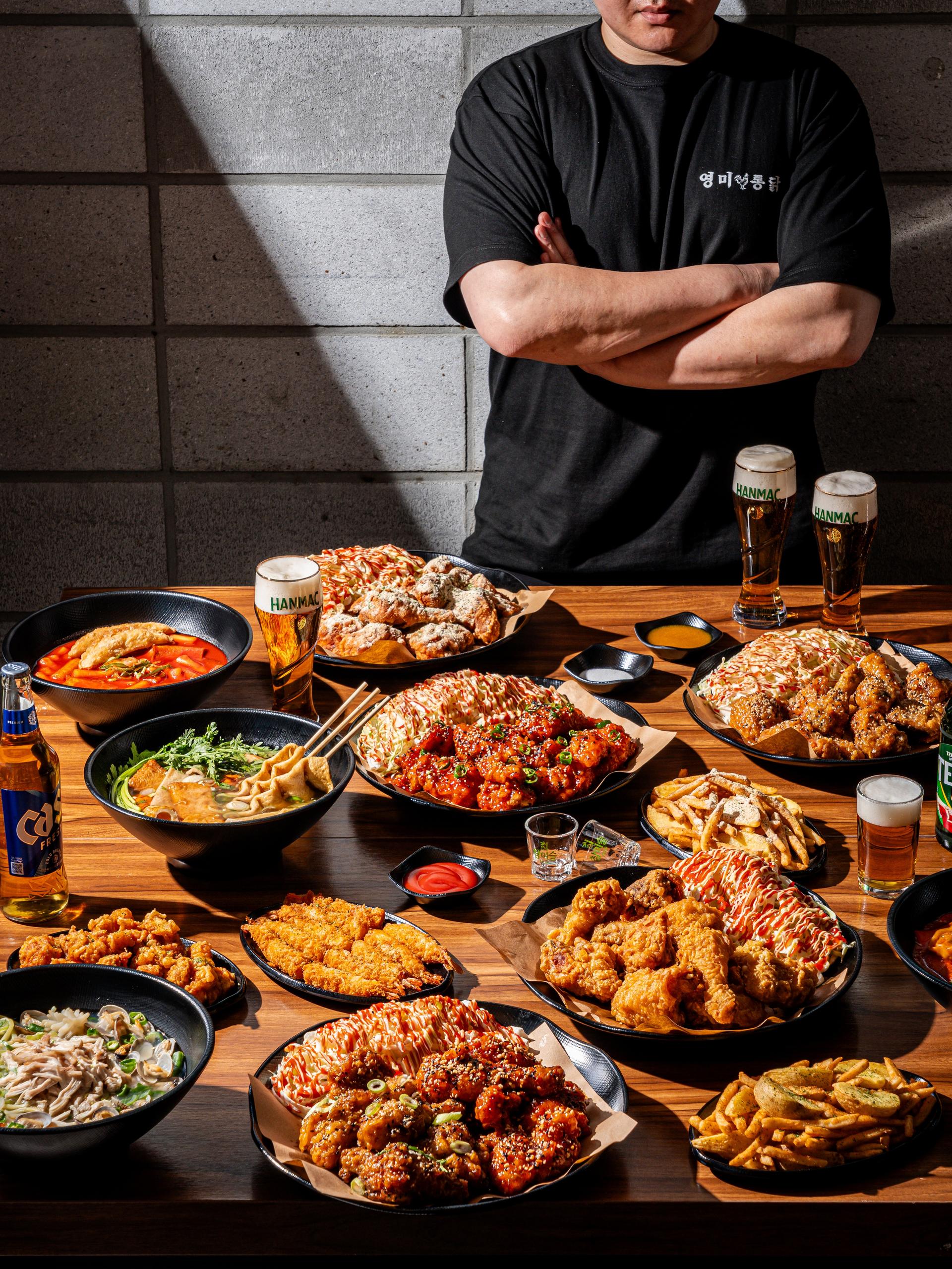 파주 음식 사진 촬영 치킨 술집 메뉴 사진 촬영