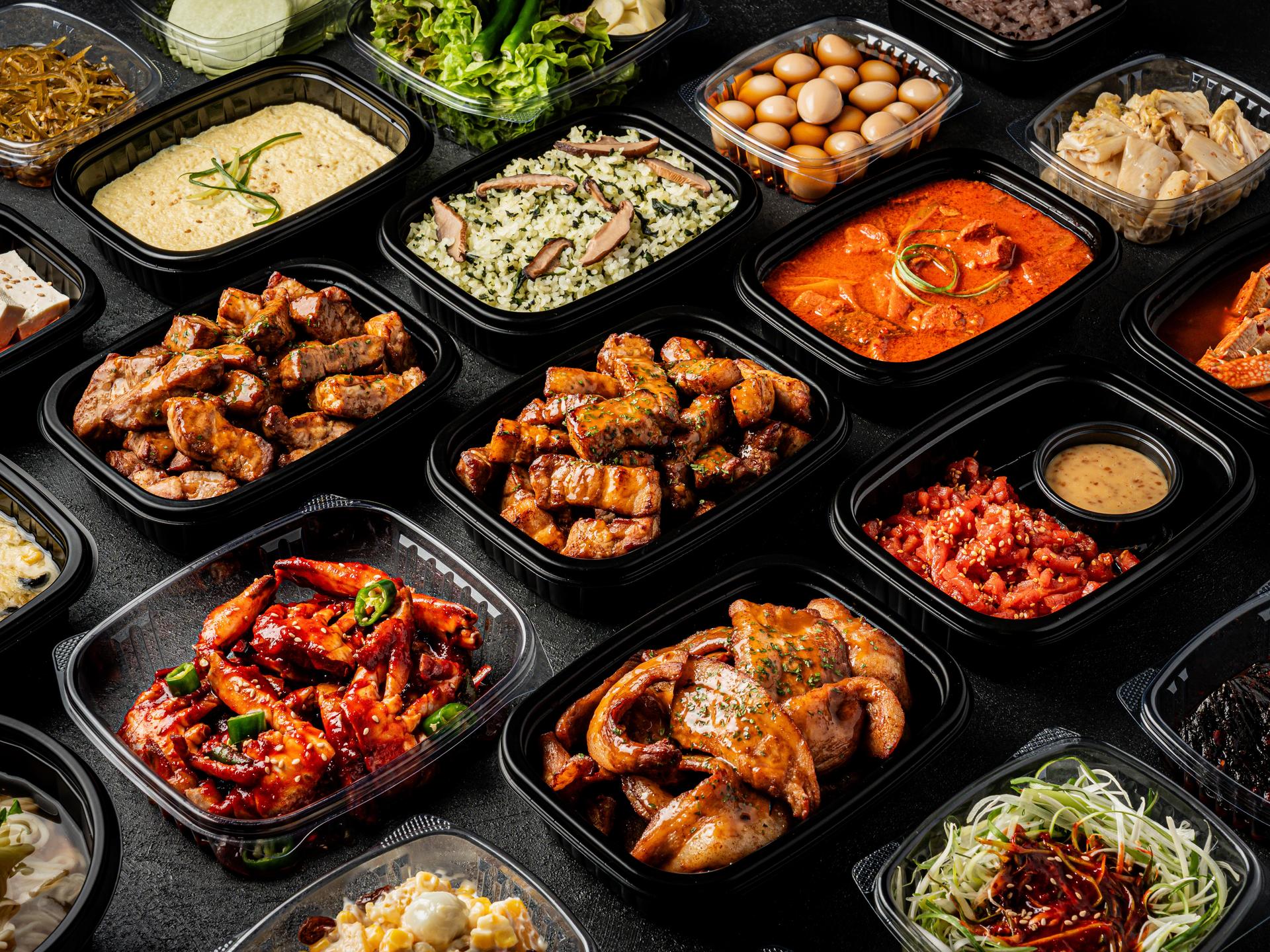 부평 배달 고기집 배달음식사진 - 메뉴 컷 (한상 차림 컷)