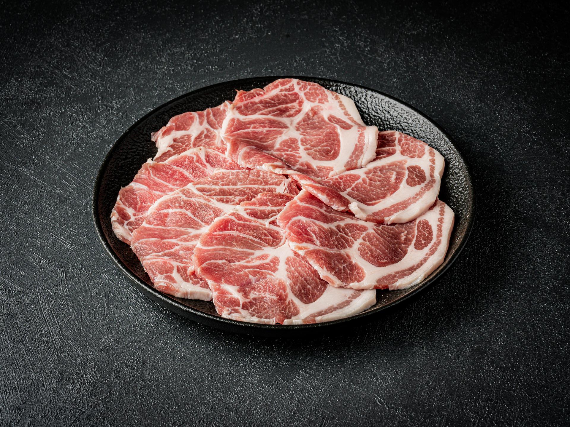 수원 행궁 고깃집 메뉴촬영, 다크 무드 부위 단품