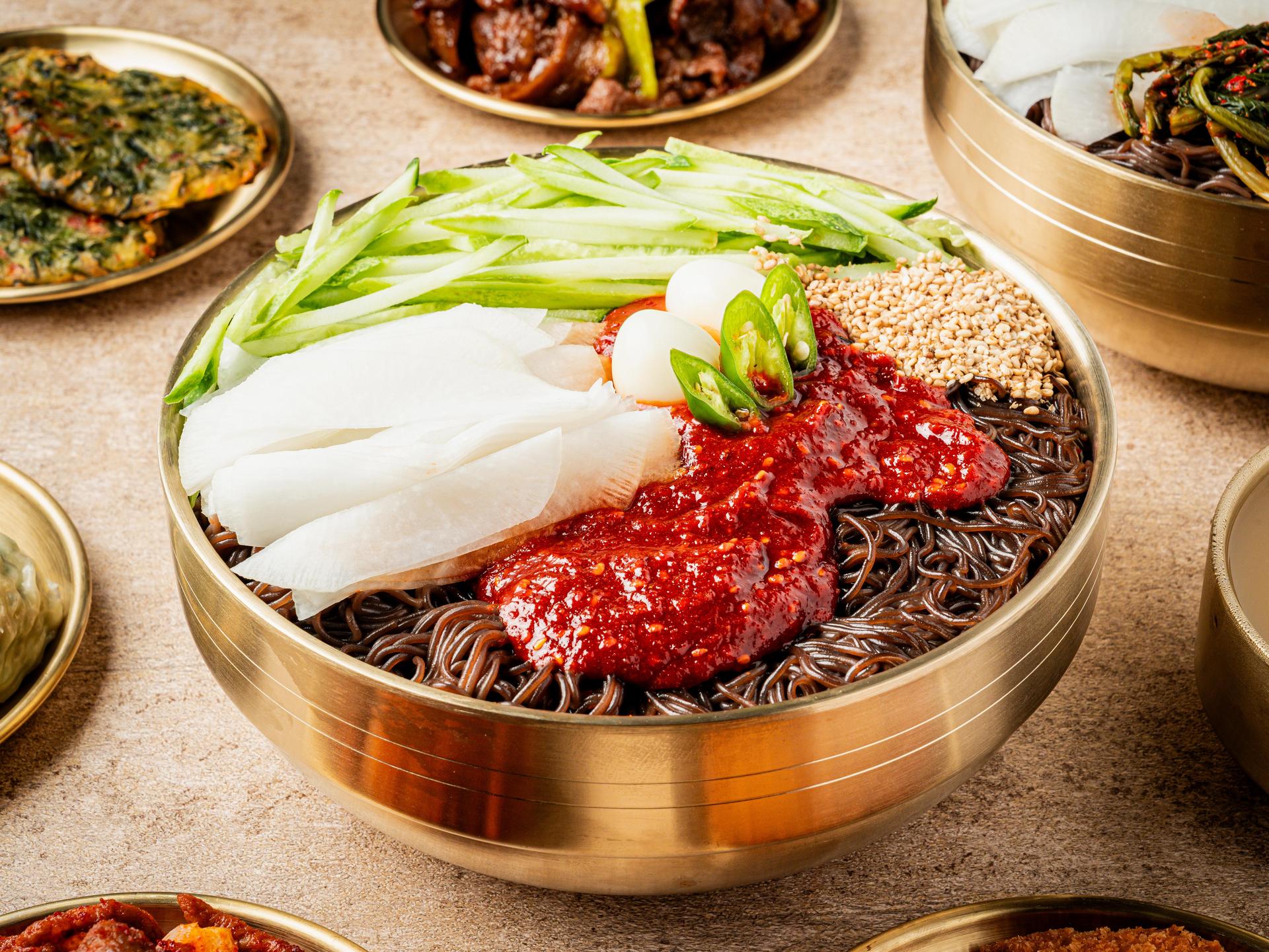 수원 냉면 배달전문 배달음식사진 전체 라인업
