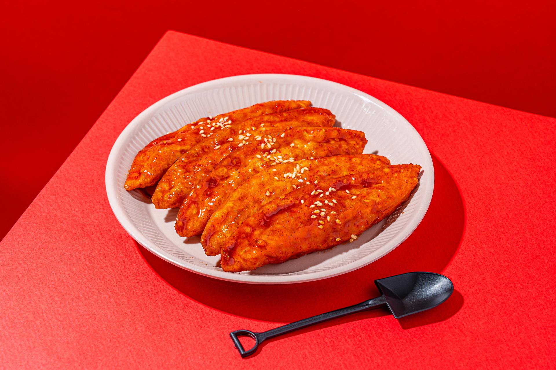 내퍼닭 배달음식사진 - 포장 컷