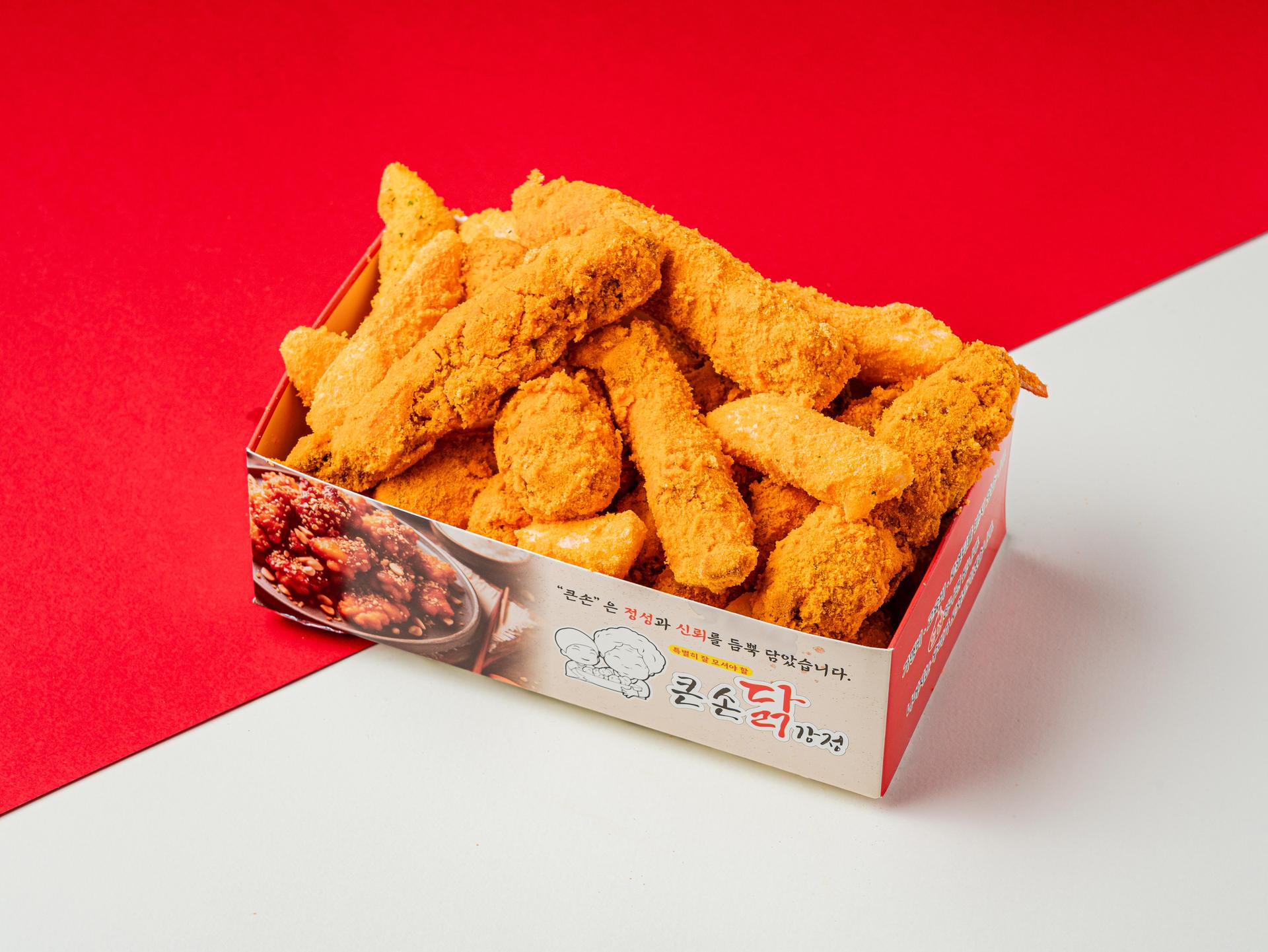 큰손닭강정 신메뉴 배달음식사진 - 사이드 메뉴 컷