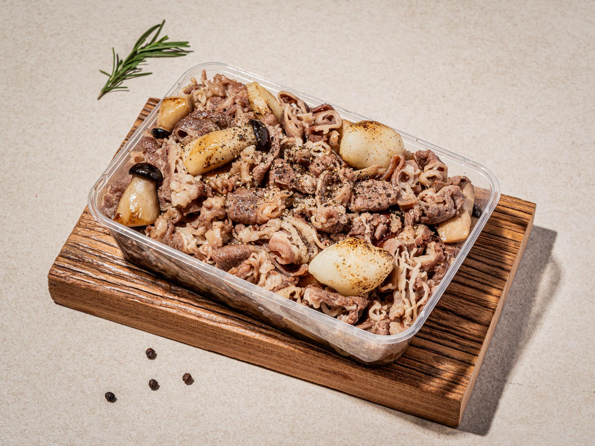 산왕돼지집 배달음식사진 - 포장 컷