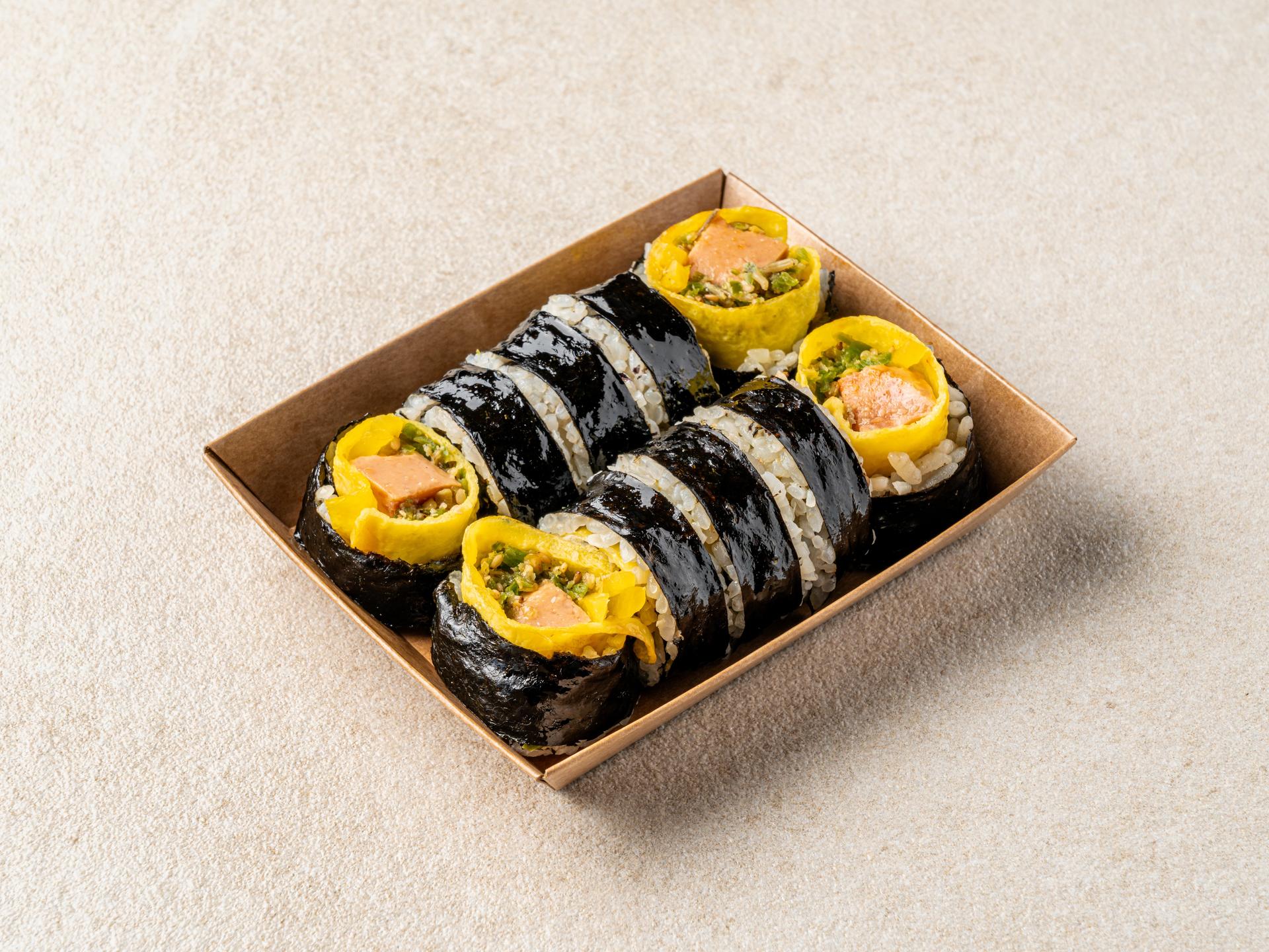 롤치니 김밥 단면 탑뷰 메뉴촬영 - 소몽스튜디오