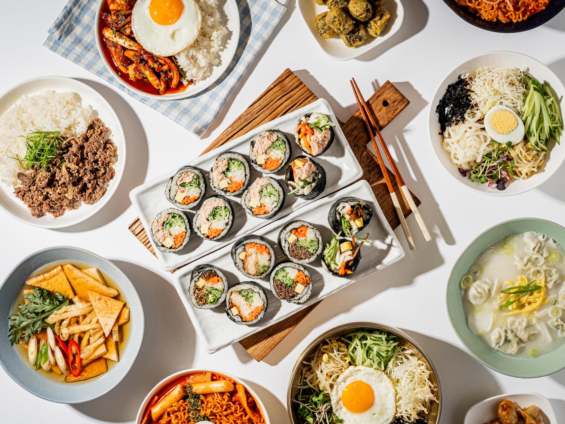 정성한줄 아현점 배달음식사진 - 탑뷰 컷
