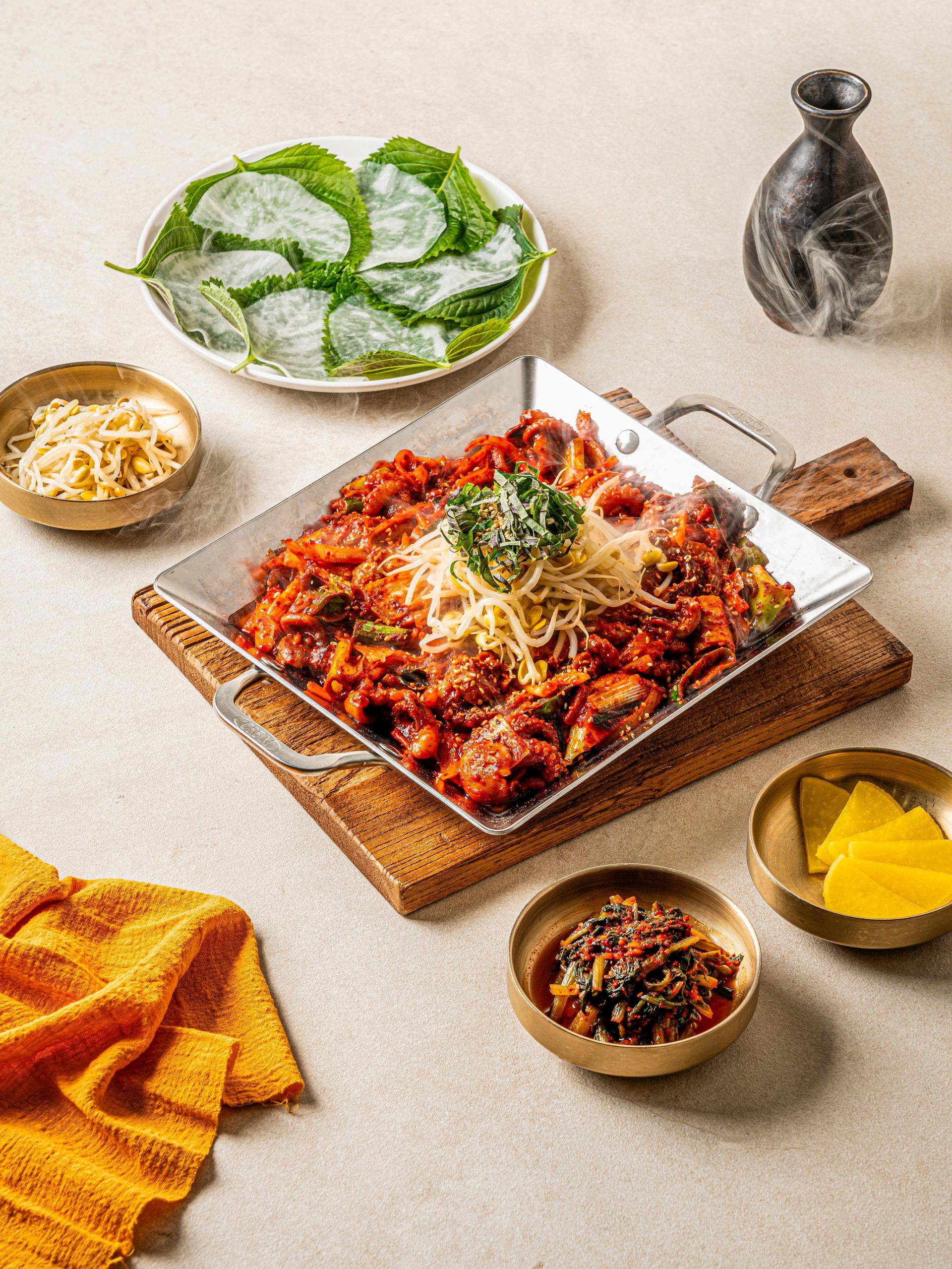 칠곡제면소 본점 메뉴사진 - 탑뷰 컷