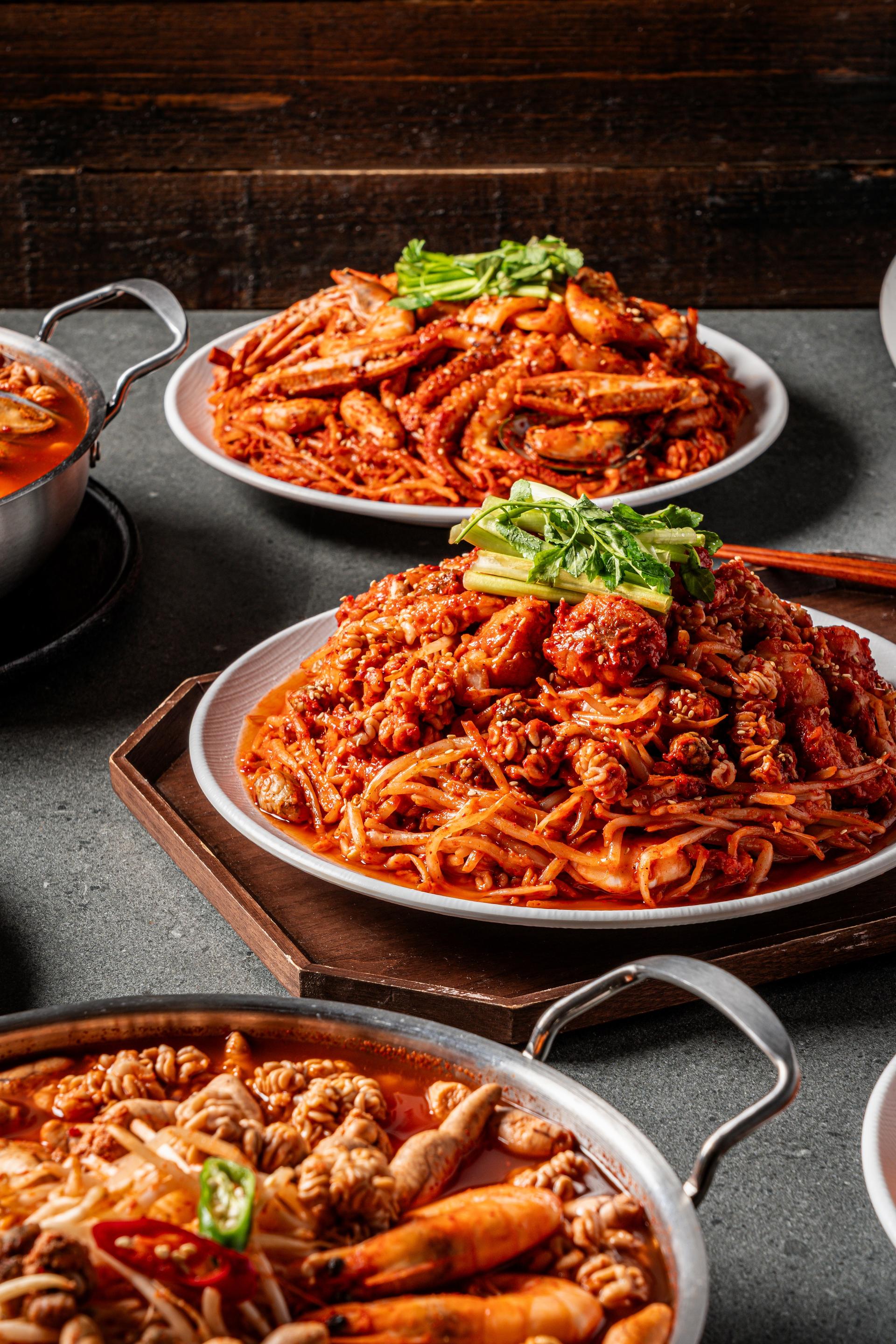 싸다아구찜탕 음식점 포스터 사진 - 접시