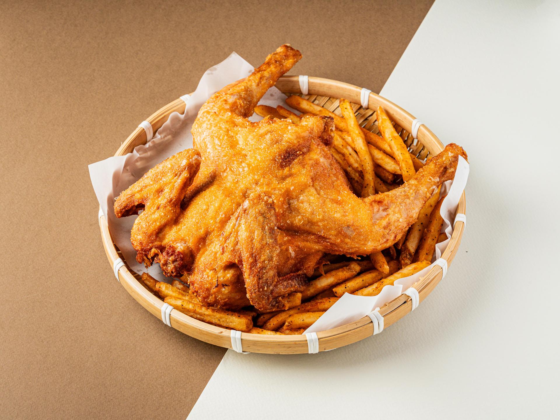 청라 치킨 메뉴촬영, 양념 통닭·마요 지그재그 단품
