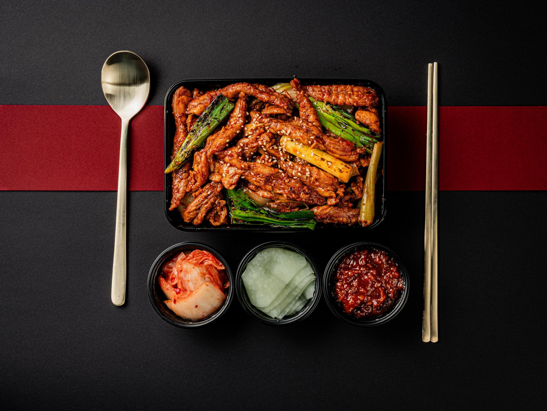 고기공화국 배달음식사진 - 포장 컷