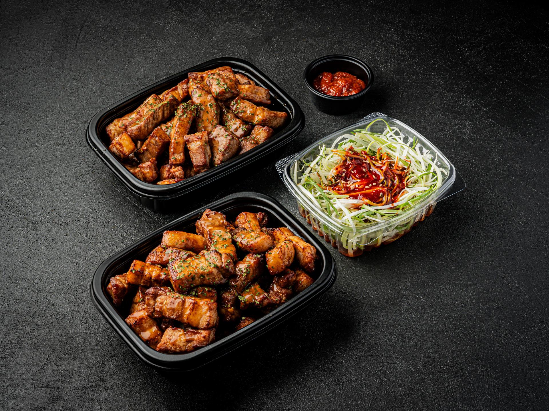 부평 배달 고기집 배달음식사진 - 디테일 컷