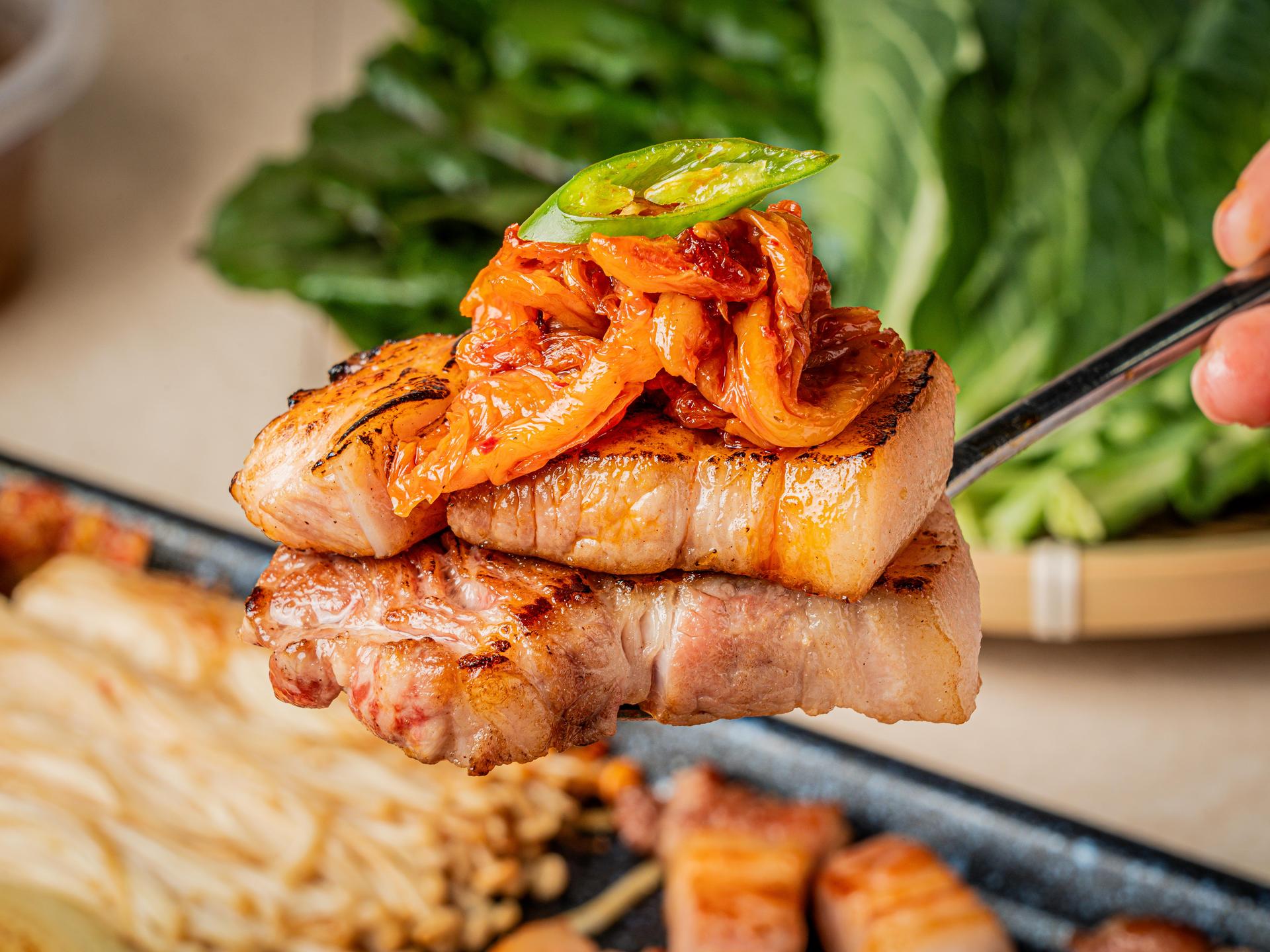 산왕돼지집 배달음식사진 - 한상 차림 컷