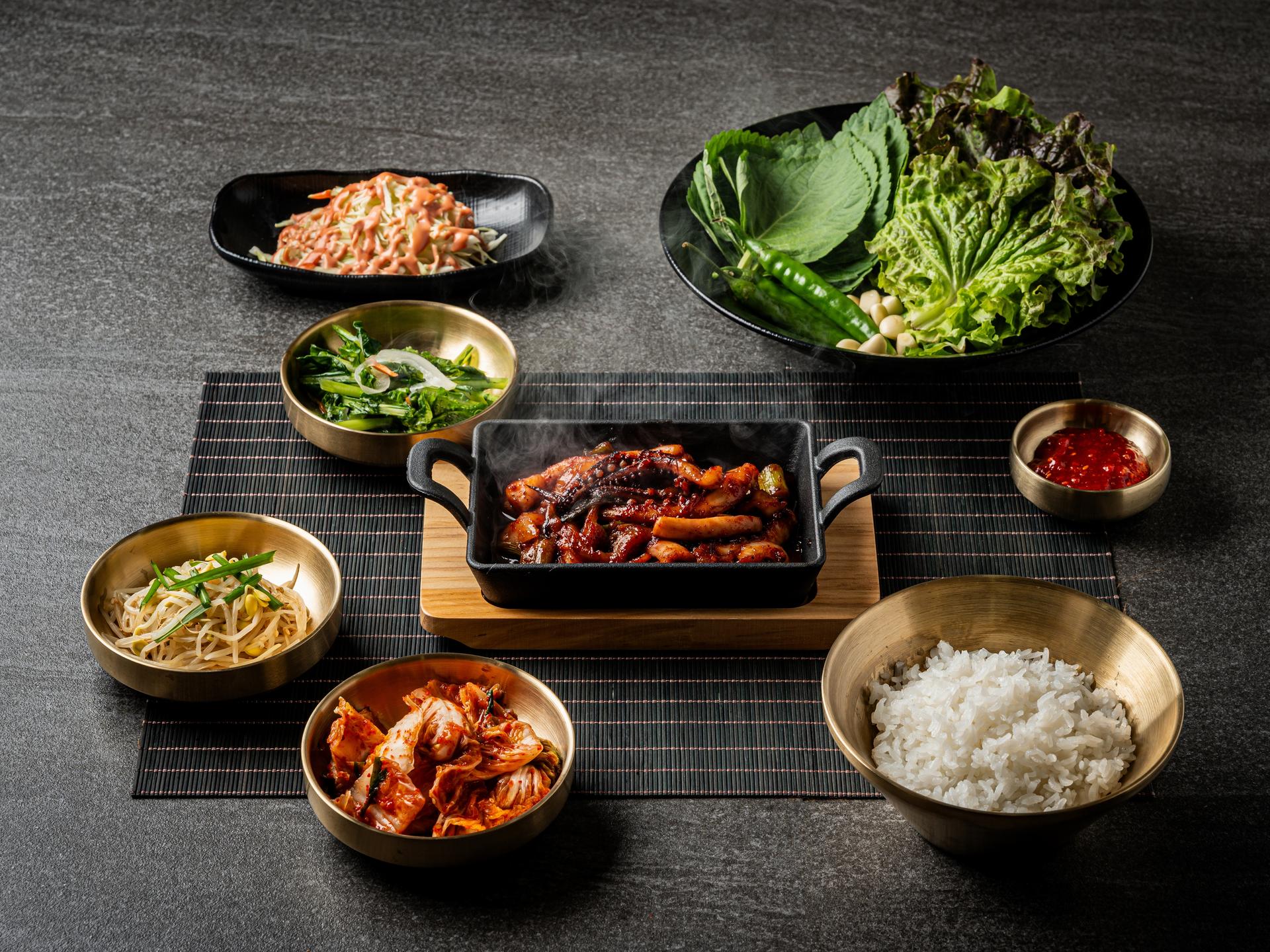 인천 계양 직화요리 메뉴촬영, 직화 단품 불맛컷