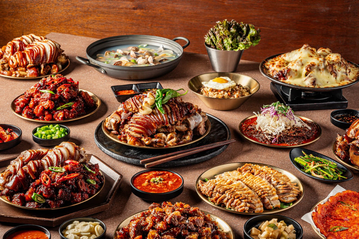 족발 보쌈 한상차림 음식사진촬영 - 음식촬영 전문 소몽스튜디오