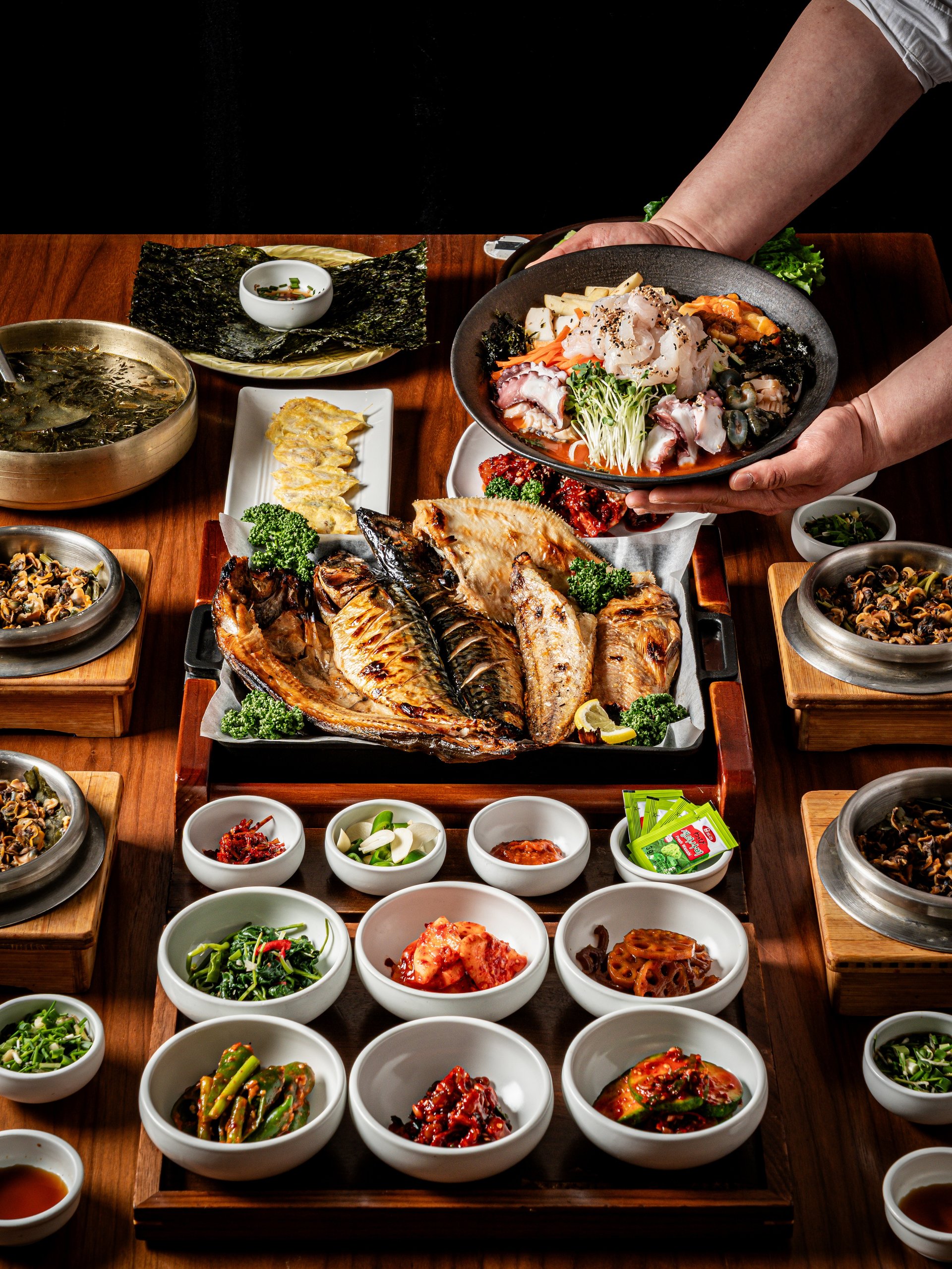 경기 일산 그리운삼천포 생선구이 한상 음식사진촬영 사례 | 90분 재촬영 신메뉴 한정식