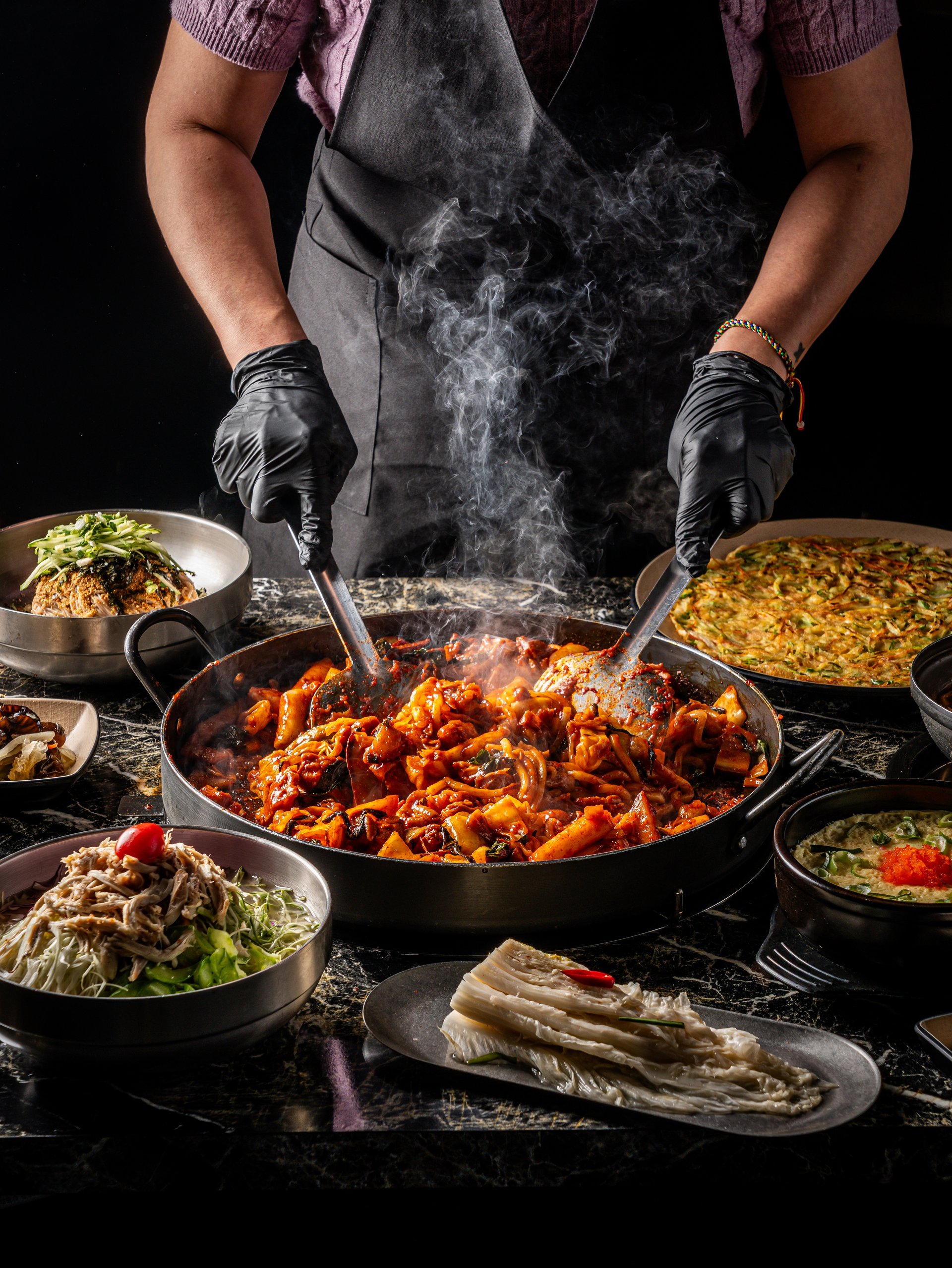 춘천 한지붕 닭갈비 음식사진촬영 사례 | 4시간에 치즈 닭갈비·숯불 직화 포스터·배너 촬영 관련 촬영 사례 3