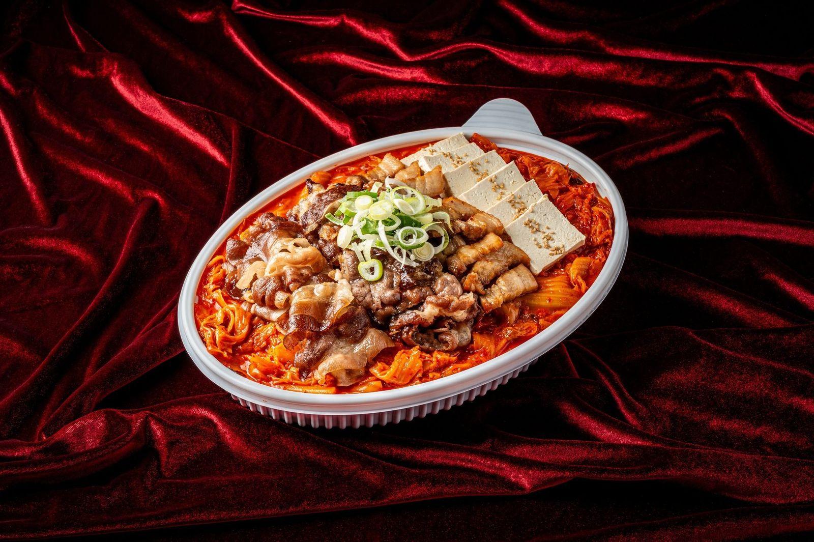 영도 김치찜 배달음식사진 - 탑뷰 컷
