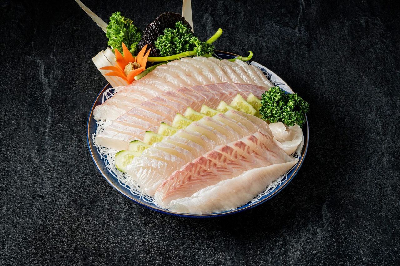 회 배달 전문점 음식사진촬영 예시 - 배달·테이크아웃용으로 촬영한 회 모둠 대표컷