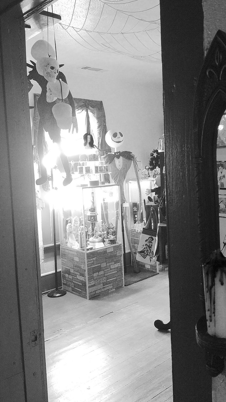 Peeking into the Tim Burton room