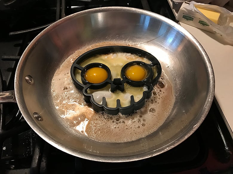 Frying Skull Eggs